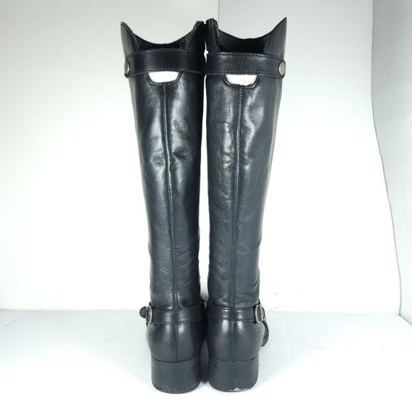 Born Women's US7,5M Leather Side Zip Wide Calf Equestrian Riding Boots - Picture 9 of 16